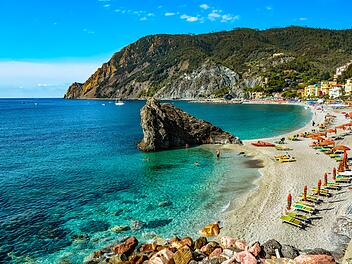 Urlaub Italien, Strand, Monterosso al mare, Ligurien