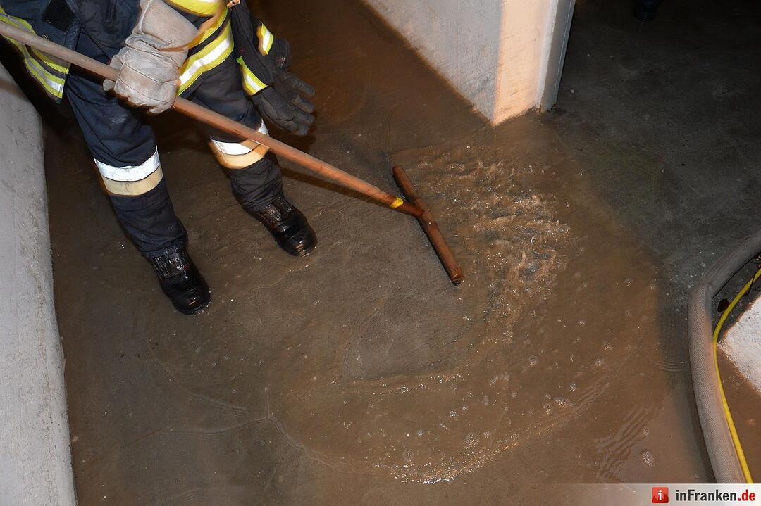 Wasserrohrbruch in Bamberg