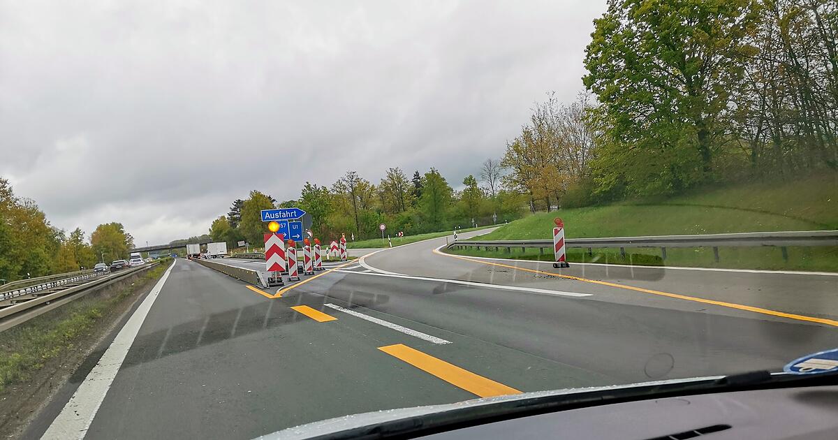 A3-Ausbau bei Höchstadt: Autobahnausfahrt mehrere Wochen gesperrt