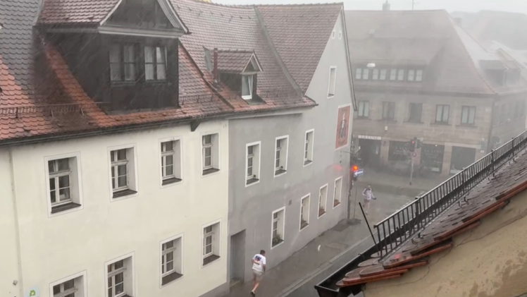 Unwetter w&uuml;tet &uuml;ber Erlangen und N&uuml;rnberg