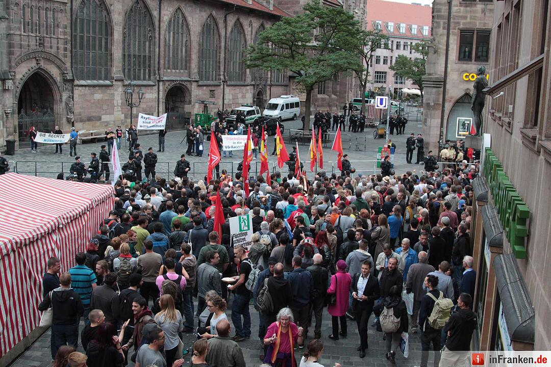 Demo gegen Neonazis in Nürnberg