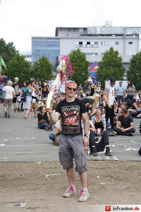 Rock im Park 2016 - Das Festivalgelände am Samstag