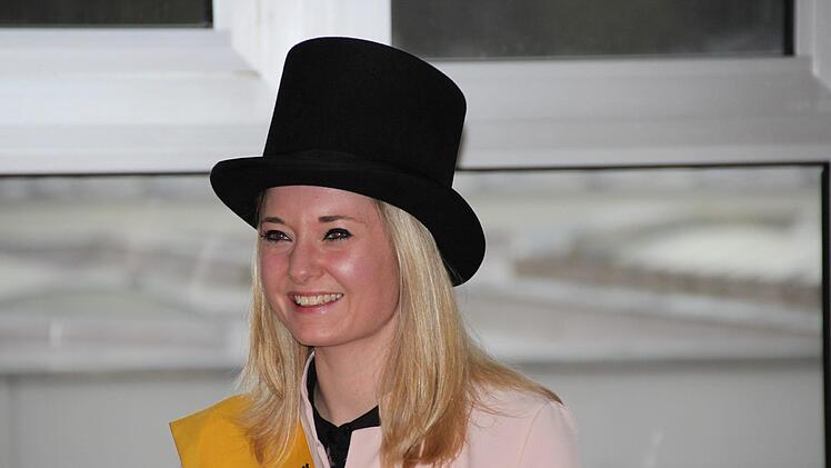 Empfang in Coburg für die "Miss Handwerk" Ramona BrehmOliver Schmidt