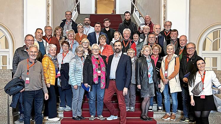 Sebastian Körber führte die begeisterten Besucher durch das Maximilianeum.