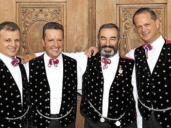 Das Kastelruther Männerquartett  Fotos: privat