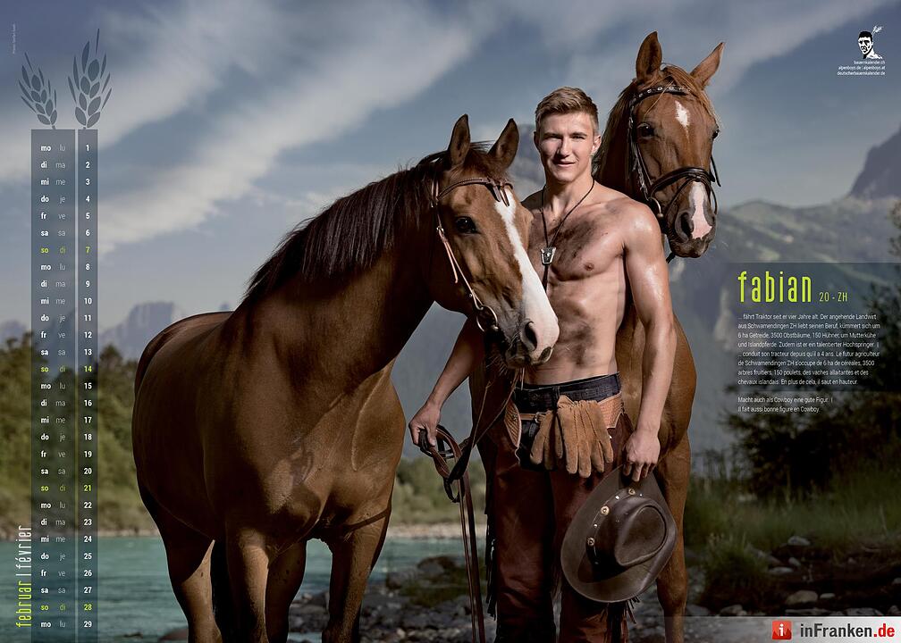 Schweizer Bauernkalender - Boys 2016: Dreck, Schweiß und Muskeln