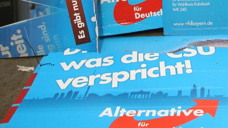 Setzen sich die Wahlerfolge der AfD auch bei der Kulmbacher Kommunalwahl im März 20, wird wohl die AfD im nächsten Jahr in den Kulmbacher Stadtrat einziehen.