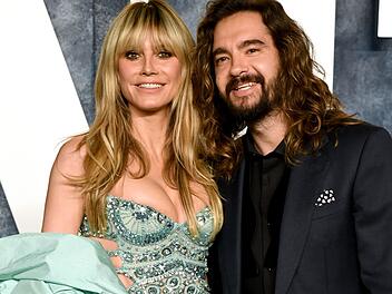 Heidi Klum muss regelm&auml;&szlig;ig zusammen mit Tom Kaulitz Fu&szlig;ball schauen.