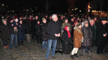 Einige hundert Bürger waren zum Neujahrsempfang der Stadt Haßfurt gekommen. Foto: Ulrike Langer