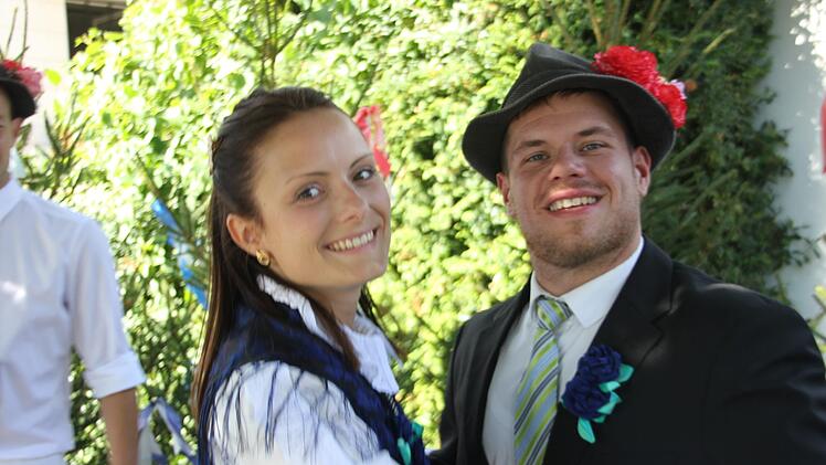 Sechs Zechpaare luden zum Plantanz Foto: Veronika Schadeck