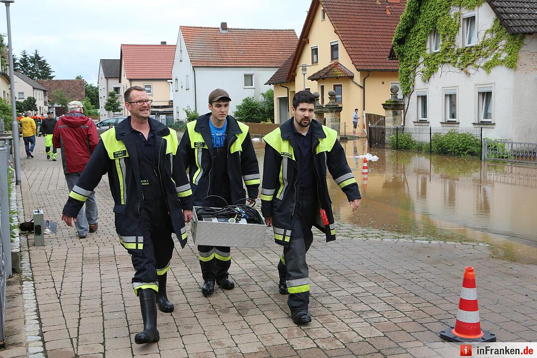Hochwasser Landkreis Bamberg III - Oberhaid