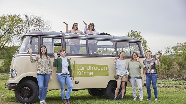 Landfrauenküche 2021: Die Teilnehmerinnen kommen aus verschiedenen bayerischen Bezirken