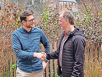 Leonard von der Weth (Geschwister-Gummi-Stiftung), Andreas Greiner (Montessori Schule Mitwitz)