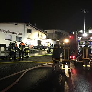 Stein bei Nürnberg: Brand in einer Schreinerei – hoher Sachschaden