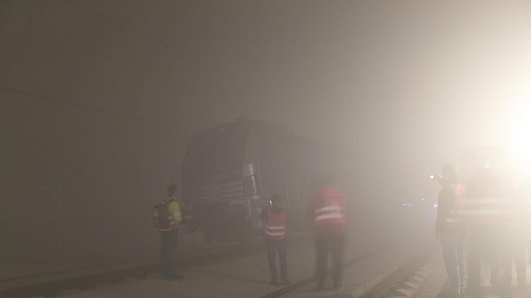 Impressionen von der Übung im Tunnel Eierberge. Foto: Markus Häggberg