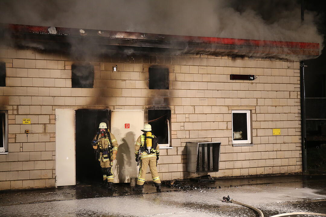 Feuerwehr kann Explosion verhindern