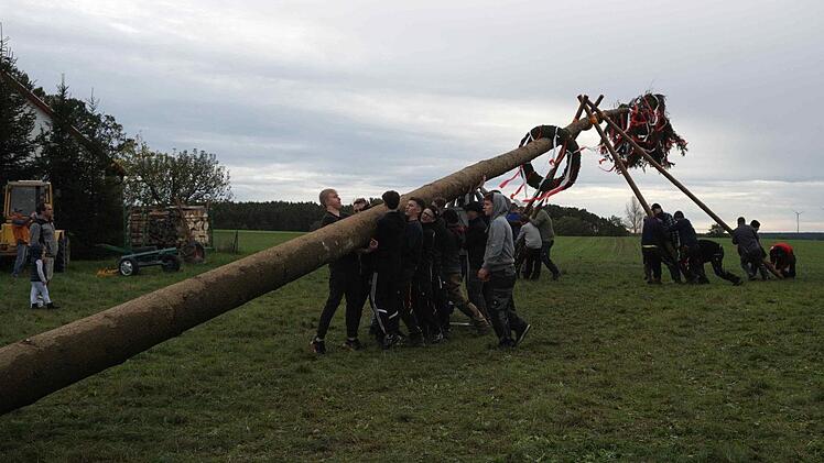 Baumaufstellen in Buch bei Weisendorf