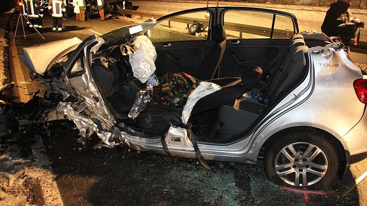 Der Golf des Unfallverursachers   Foto: Friedwald Schedel