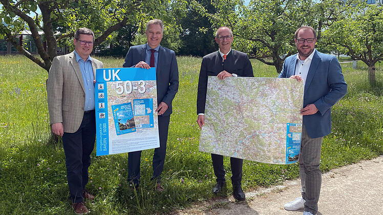 Landkreis Coburg: Die schönsten Rad- und Wanderrouten auf einen Blick - Neue Umgebungskarte erschienen