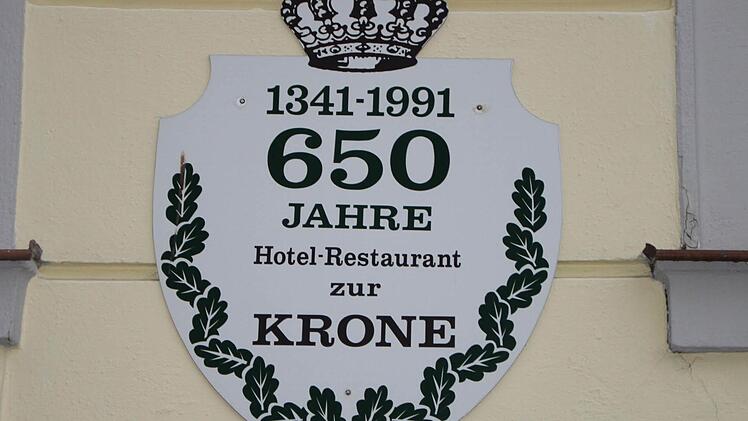 Willkommen im Hotel und Restaurant "Krone"! Foto: Ulrike Müller