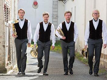 German Hornsound: (v. l.) Stephan Schottstädt, Timo Steininger, Sebastian Schorr, Christoph Eß Fotos: pr/Ronald Rinklef