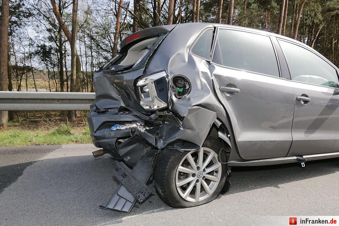 Auffahrunfall auf der A3 bei Heßdorf
