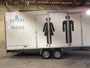 Der Diebstahl dieses VIP-Klowagens in Kulmbach liefert Stoff für den nächsten Franken-Tatort.