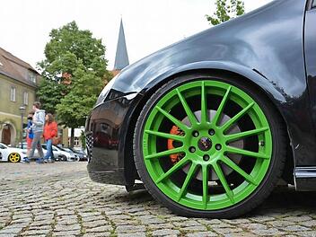 GTI-Fahrer aus ganz Deutschland und dem benachbarten Ausland treffen sich am 3. Oktober wieder in Münnerstadt. Foto: Archiv/Björn Hein