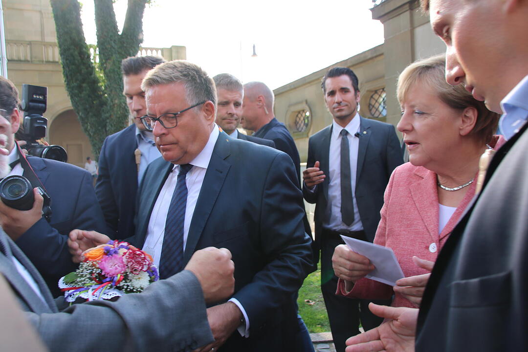 Angela Merkel zu Besuch in Bad Kissingen