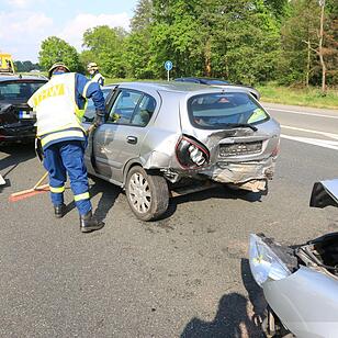 Unfall mit vier Autos bei Möhrendorf