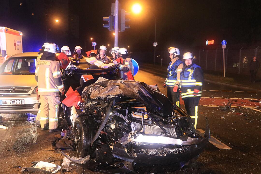 Schwerer Unfall auf dem Berliner Ring in Bamberg