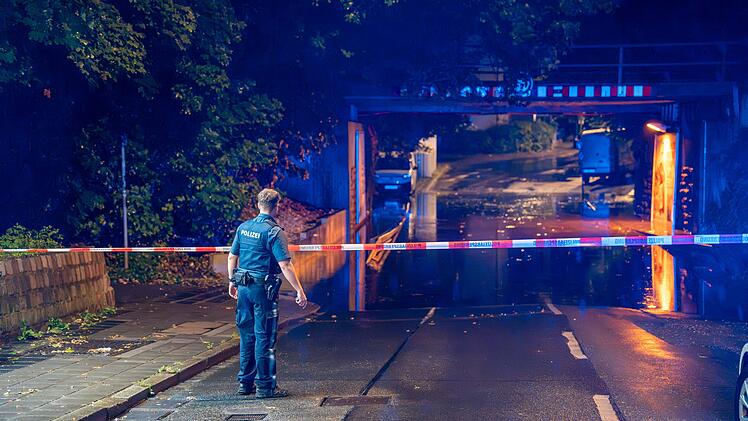 Heftige Niederschläge in Mittelfranken: Überschwemmungen in der Region Nürnberg