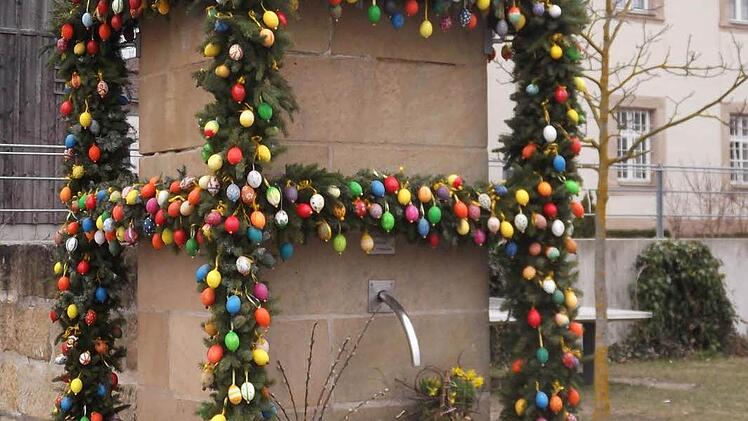 Osterbrunnen Zapfendorf, Foto: Svetlana Häusler