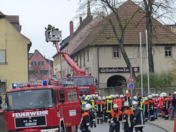 Brand in einem Wohnhaus
