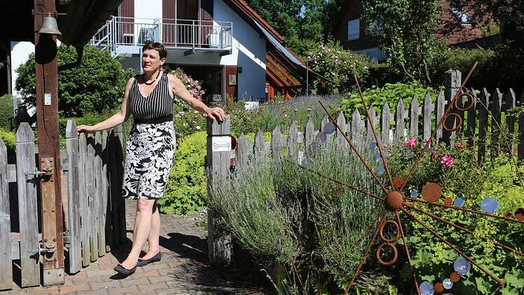 Impressionen aus Carmen Kunerts Gartenatelier in Thurnau. Foto: Barbara Herbst