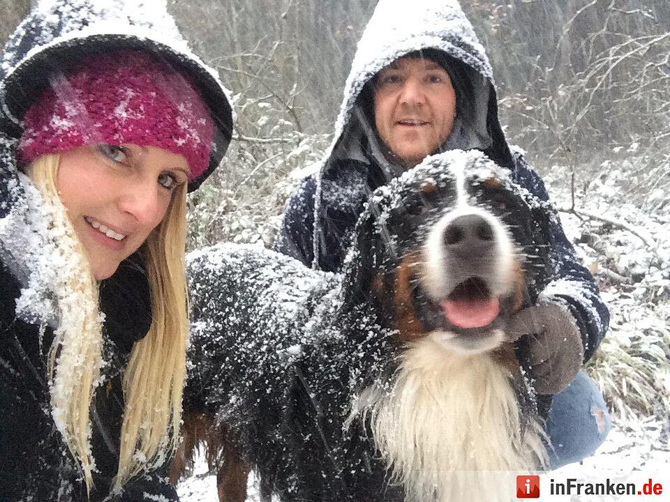 Schnee in Franken