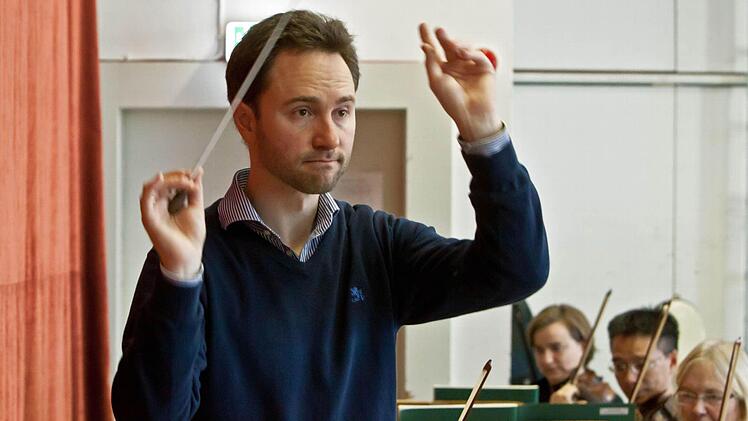 Alexander Merzyn bei der Probenarbeit in CoburgFoto: Jochen Berger