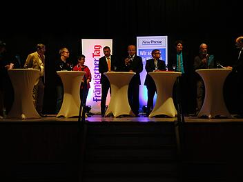 Von wegen Showdown - dem Publikum hätte die Diskussion ruhig noch etwas hitziger sein dürfen. Foto: Matthias Hoch