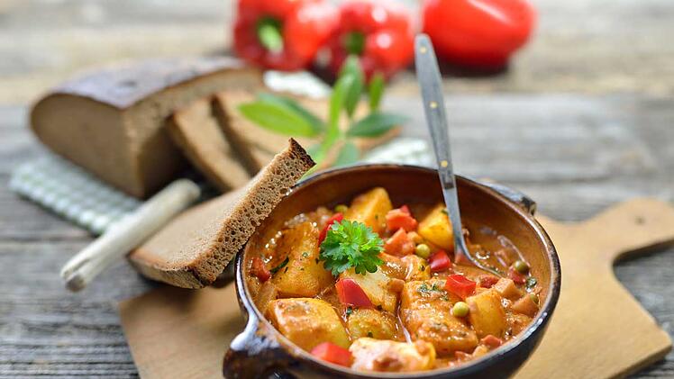 Auch fleischfrei ist Gulasch immer wieder lecker
