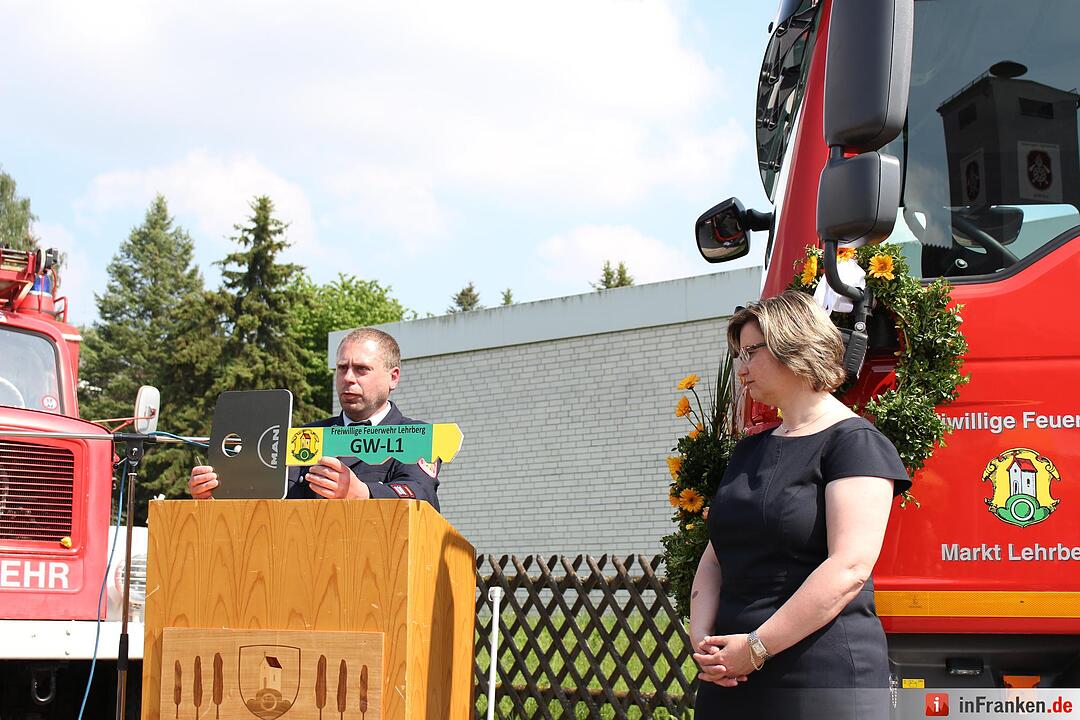 Neues Fahrzeug für die Feuerwehr Lehrberg