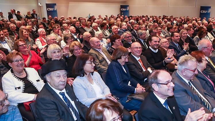 CSU-Neujahrsempfang und 75. Geburtstag im Hegelsaal der Konzert- und Kongresshalle. Foto: Barbara Herbst