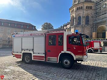 Feuerwehr am Bamberger Domplatz: Das steckte hinter dem Einsatz Feuerwehr am Bamberger Domplatz: Das steckte hinter dem Einsatz