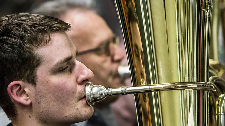 Impressionen von der Probenarbeit der Blaskapelle MeederFoto: Jochen Berger