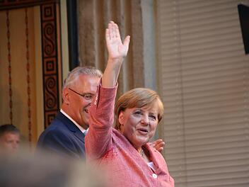 Angela Merkel in Bad Kissingen. Foto: Heike Beudert