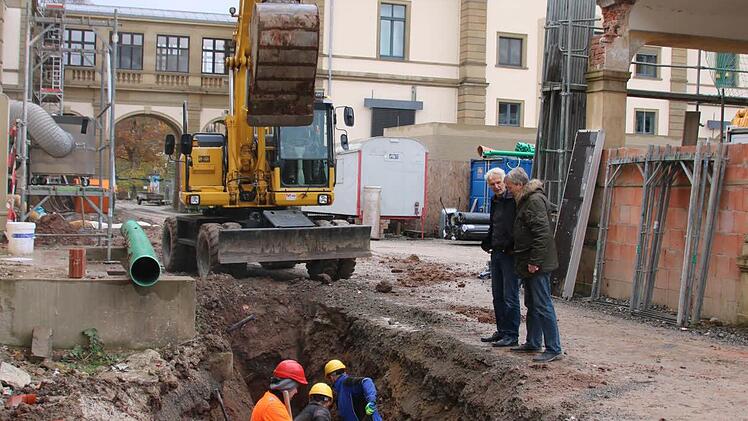 Nach dem Abbau der Gerüste geht es im Untergrund weiter. Foto: Ralf Ruppert