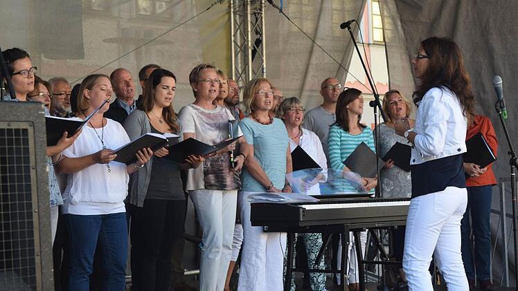 Der Chor "Unerhört" singt internationale Lieder. Foto: Daniela Pondelicek