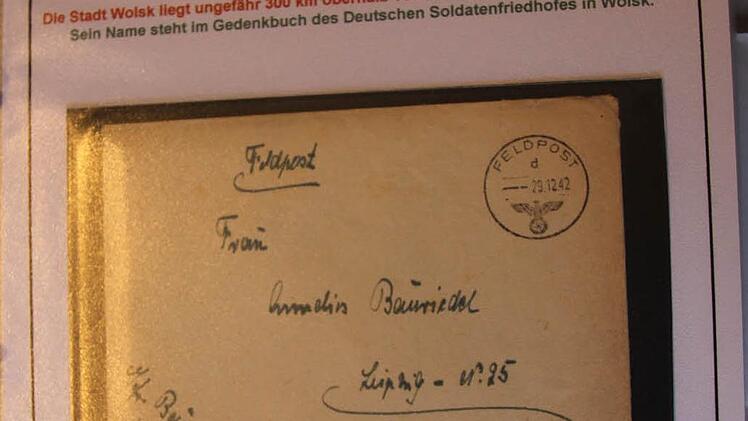 Einer der letzten Briefe aus Stalingrad.