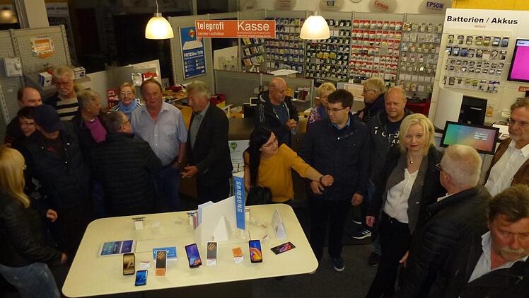 In den R&auml;umen vom "Teleprofi Scholian" wurde diskutiert.    Foto: privat