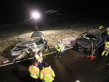 Dieses Foto entstand am 3. März 2020. Bei diesem Unfall starb ein junger Polizist