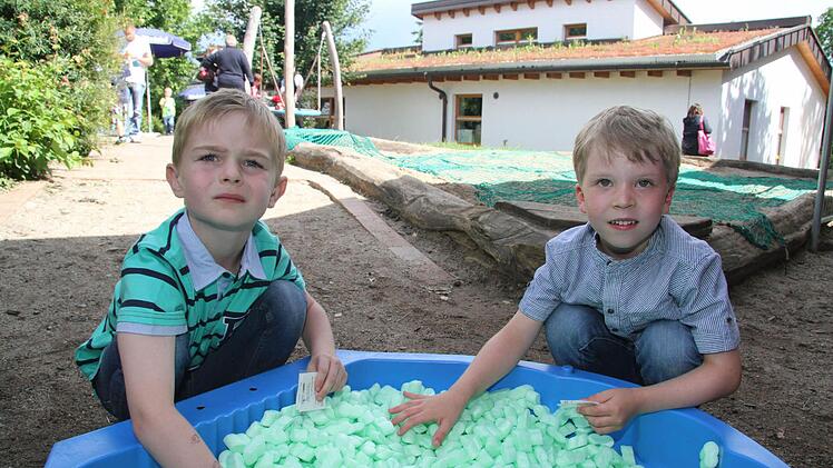 Kleine Schatzsucher auf großer Entdeckungstour: Beim Kindergartenjubiläum in Burghaig kamen die Kleinen auf ihre Kosten.
